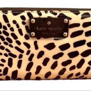 Kate Spade Spotted Zip Wallet